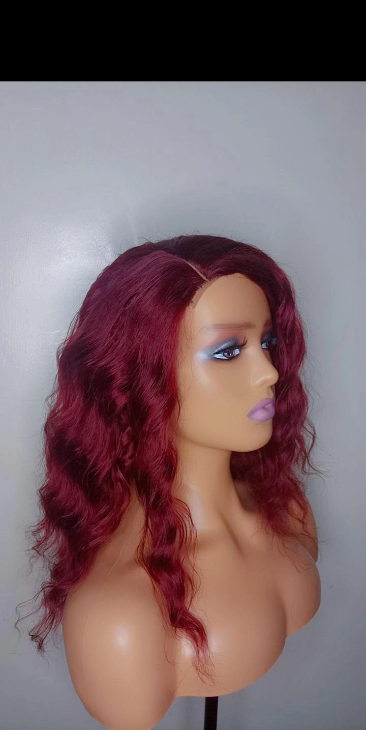 Semi human Closure wig
